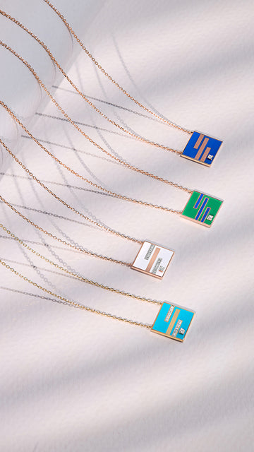 Hub Square  with Lines Diamonds