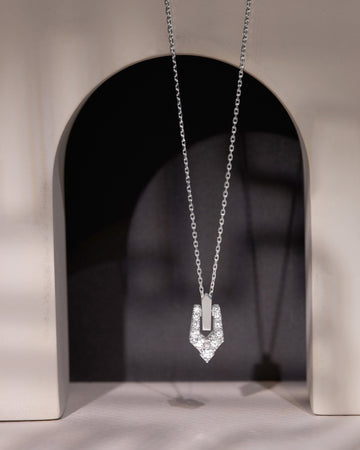 Wasl Necklace Full Diamond