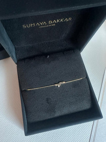 Lines Arabic Alphabet Word Bracelet Hub