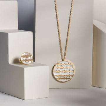 Ayat Necklace, Mother of Pearl - سورة الفلق