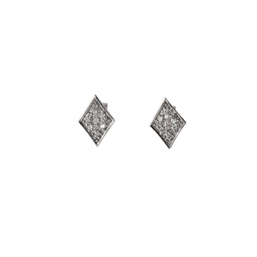 A pair of Earrings - Gold and Diamonds
