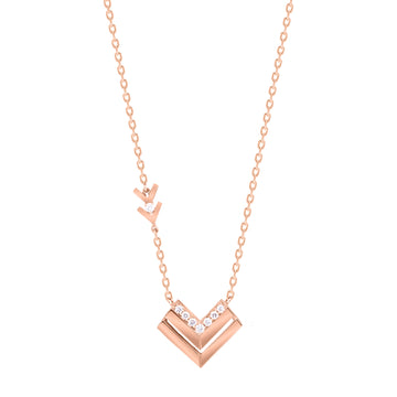 Heart Lines Necklace