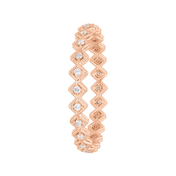 Twist Baby Bangle with Diamonds