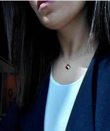 Uae Flag Necklace.
