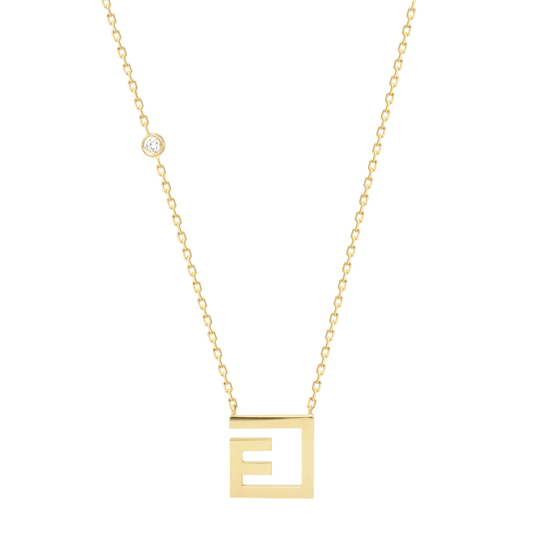 Arabic Alphabet Letter Necklace (ع)