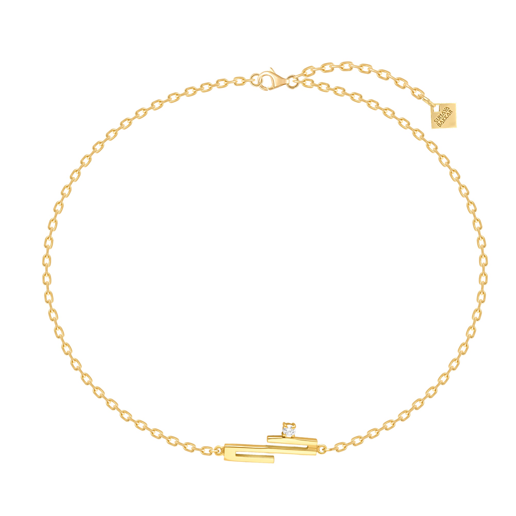 Lines Arabic Alphabet Word Bracelet Hub