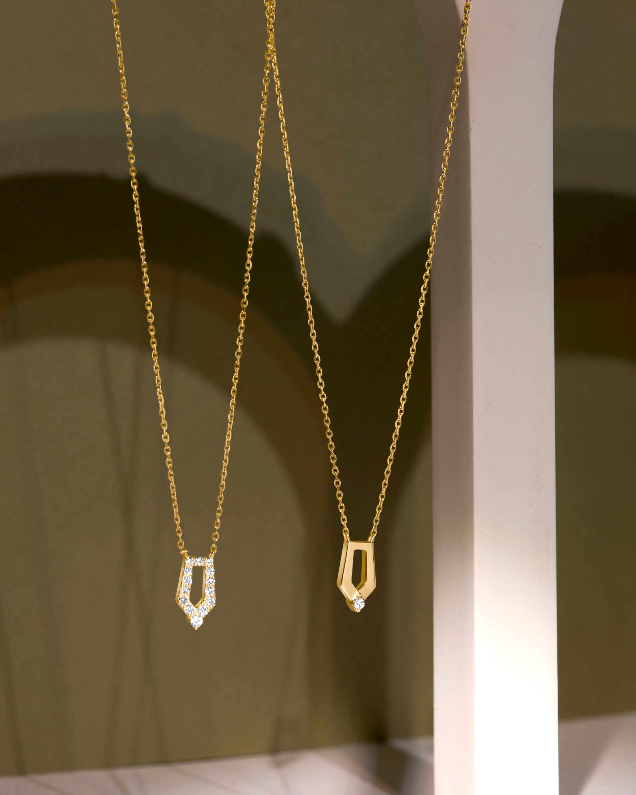 Wasl Necklace Full Diamond _mini