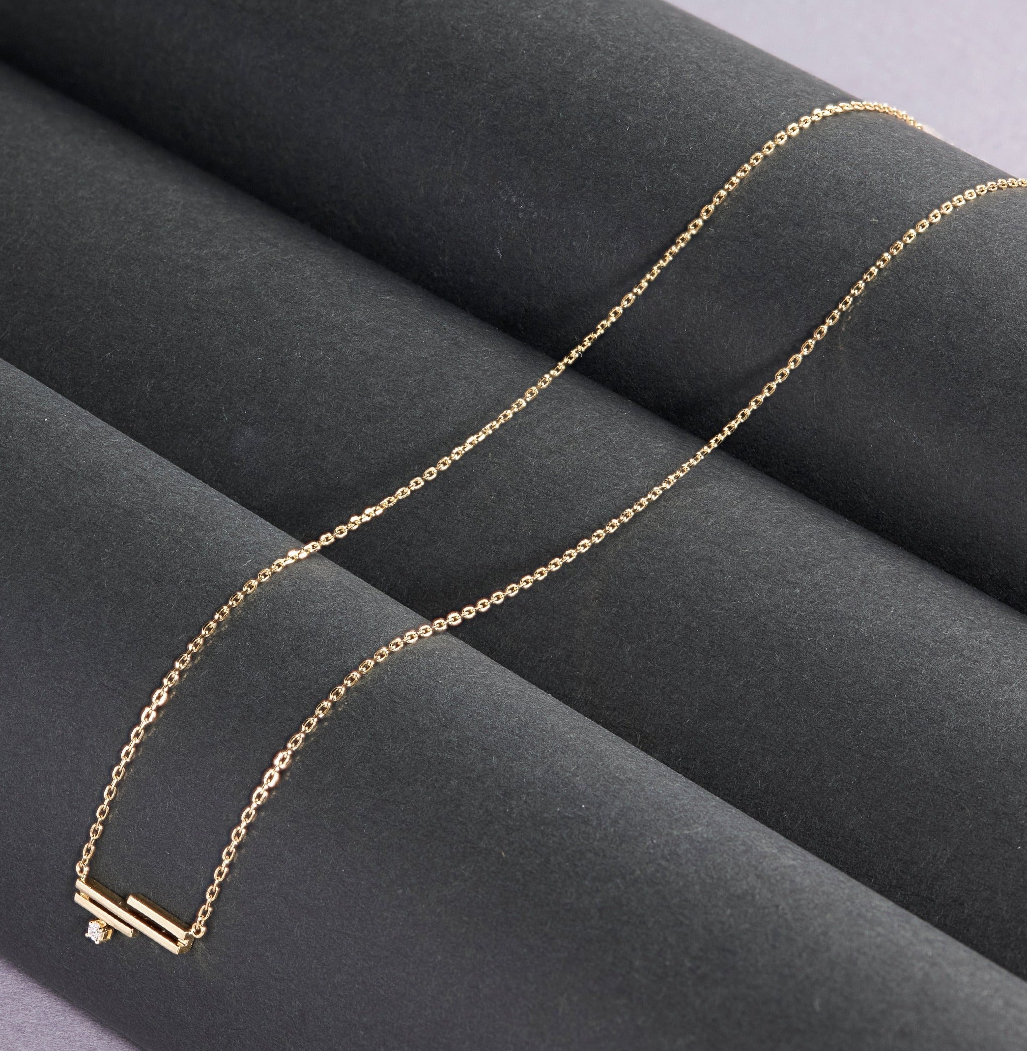 Lines Arabic Alphabet Word Necklace Hub