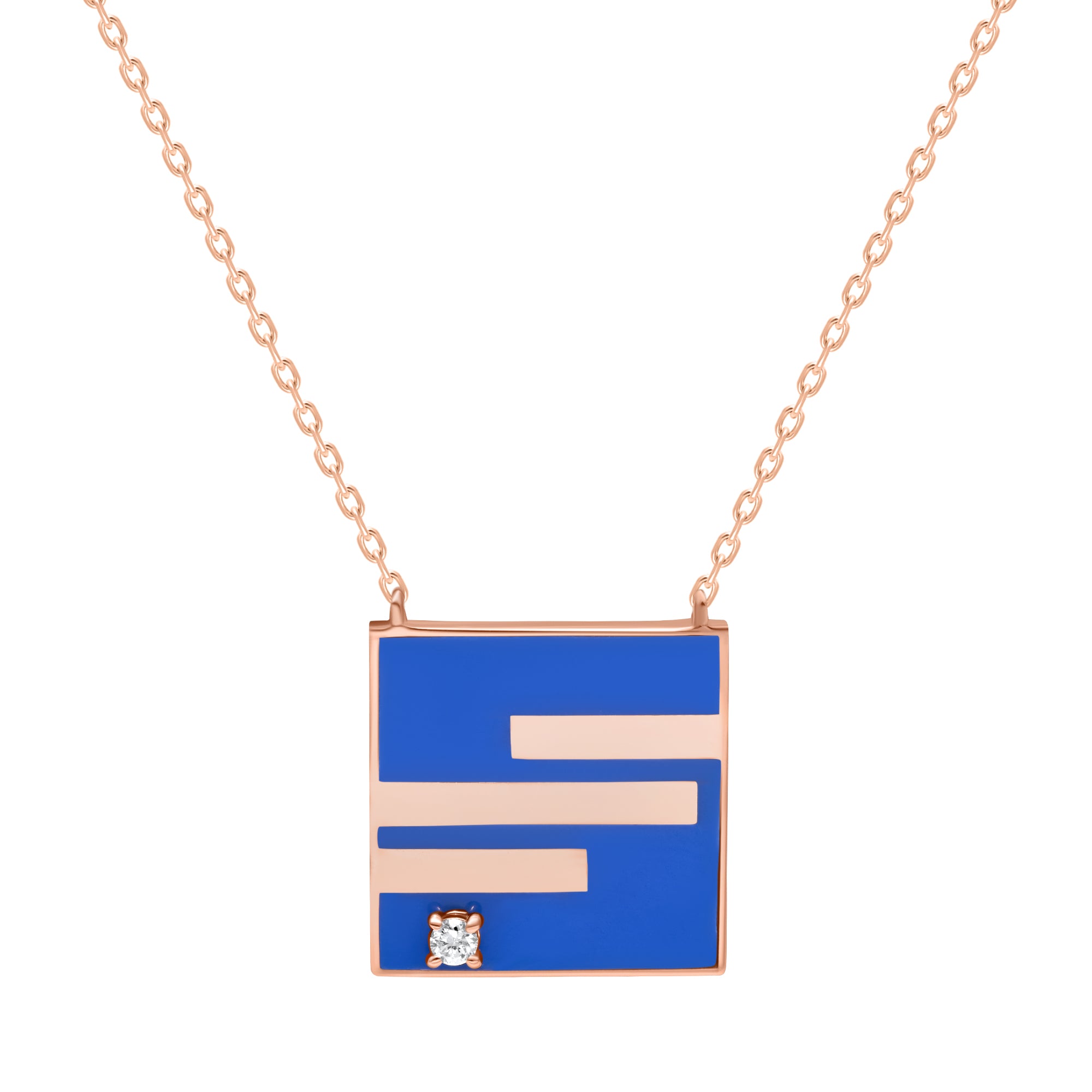 Hub Square with Lines Gold