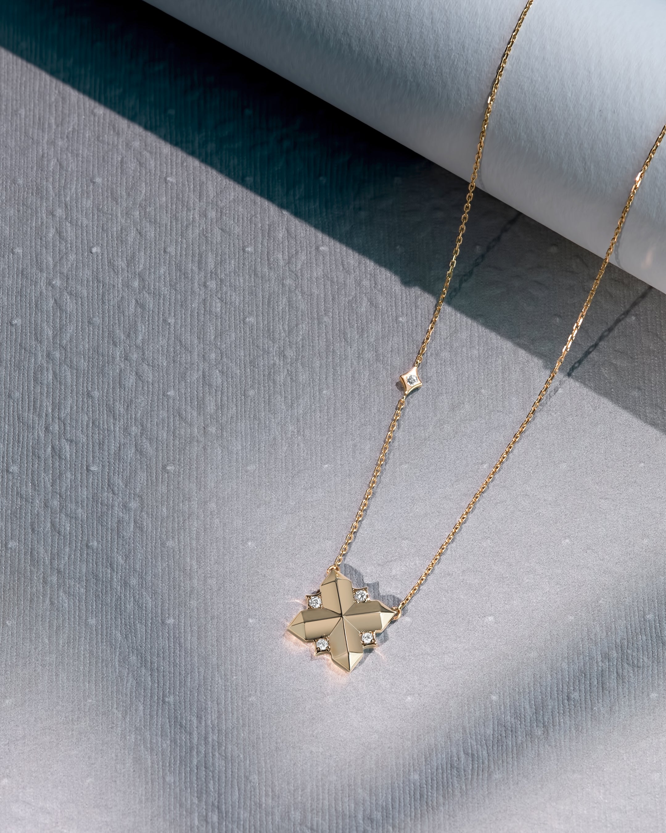 Golden Rose Necklace