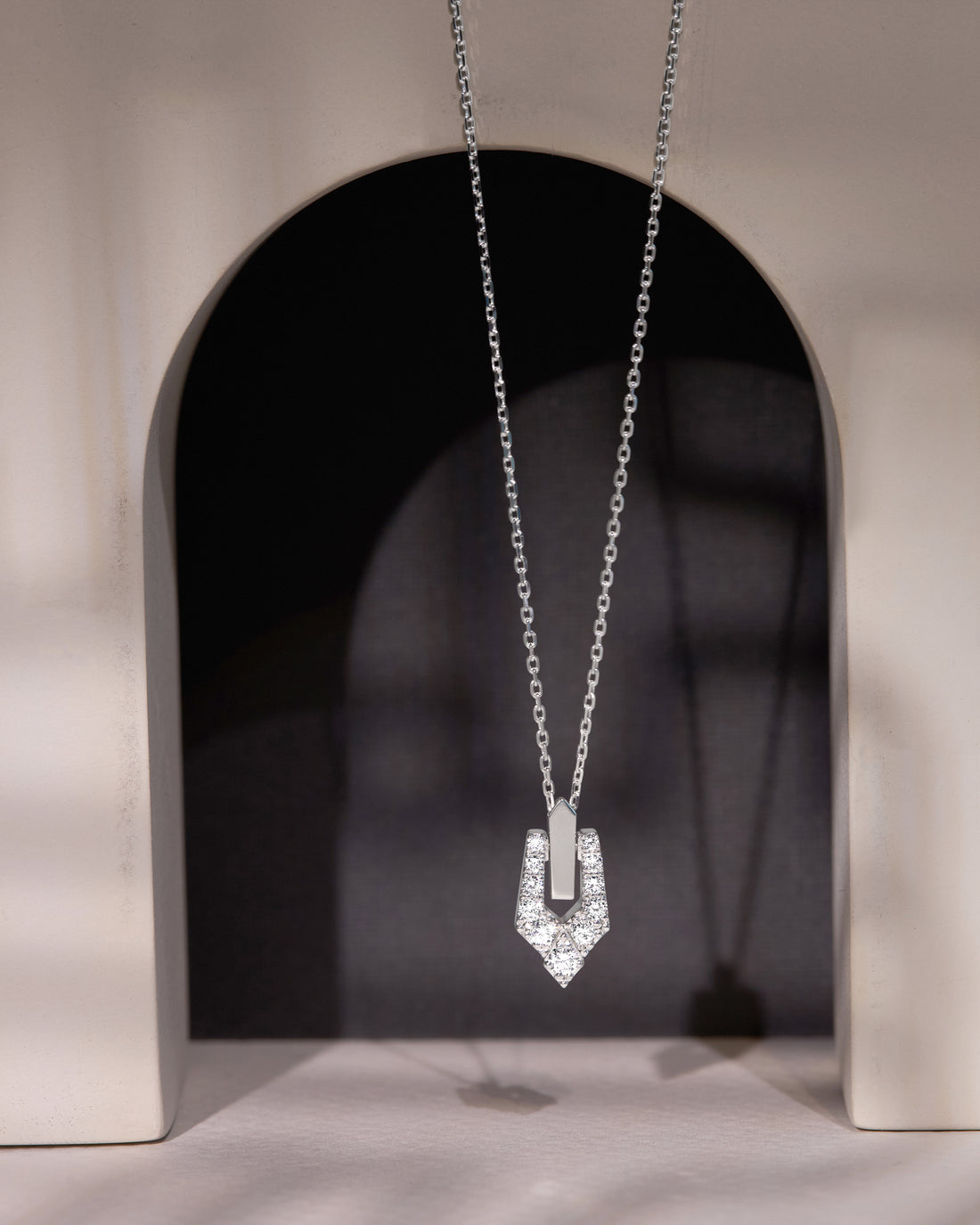 Wasl Necklace Full Diamond