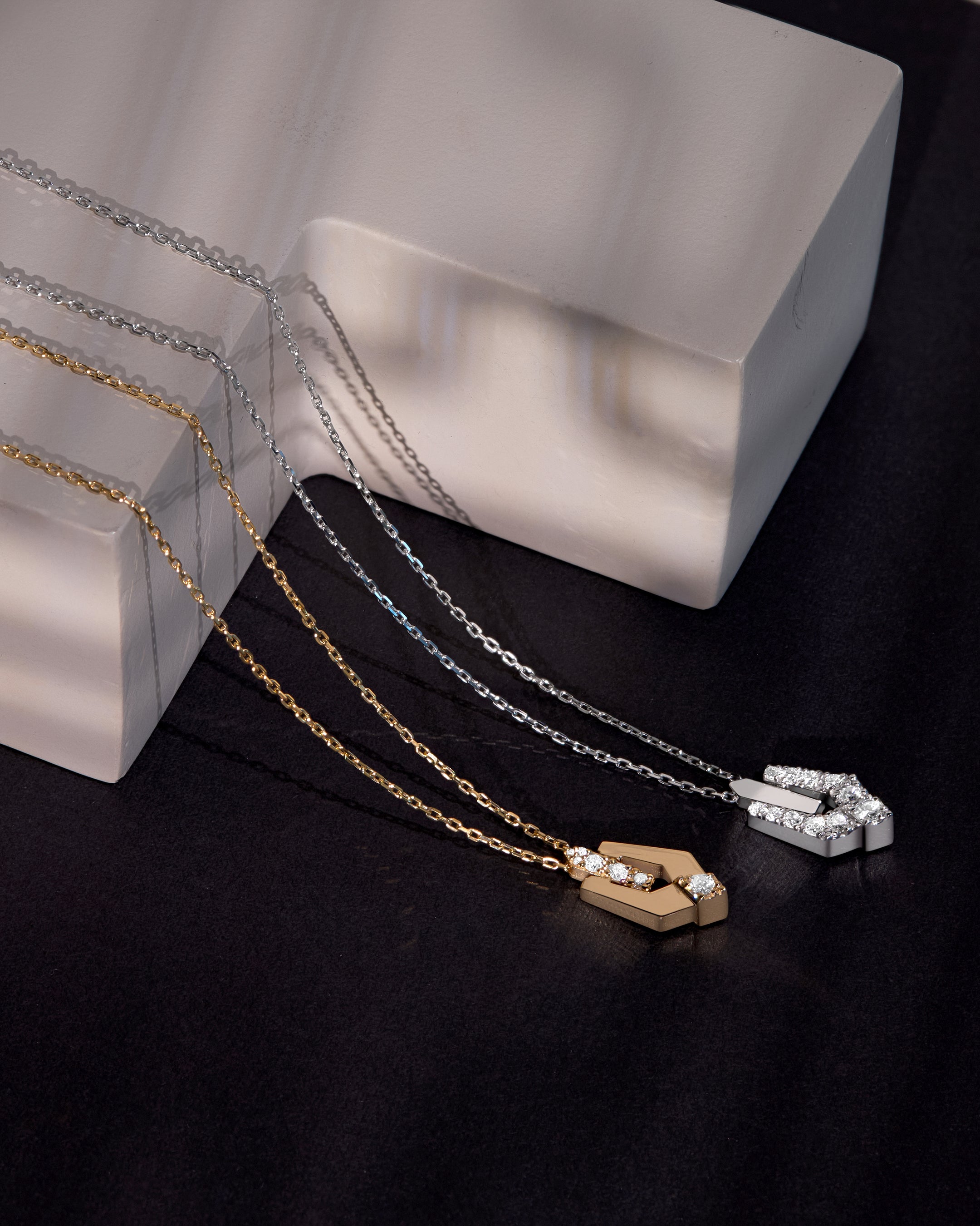 Wasl Necklace Full Diamond