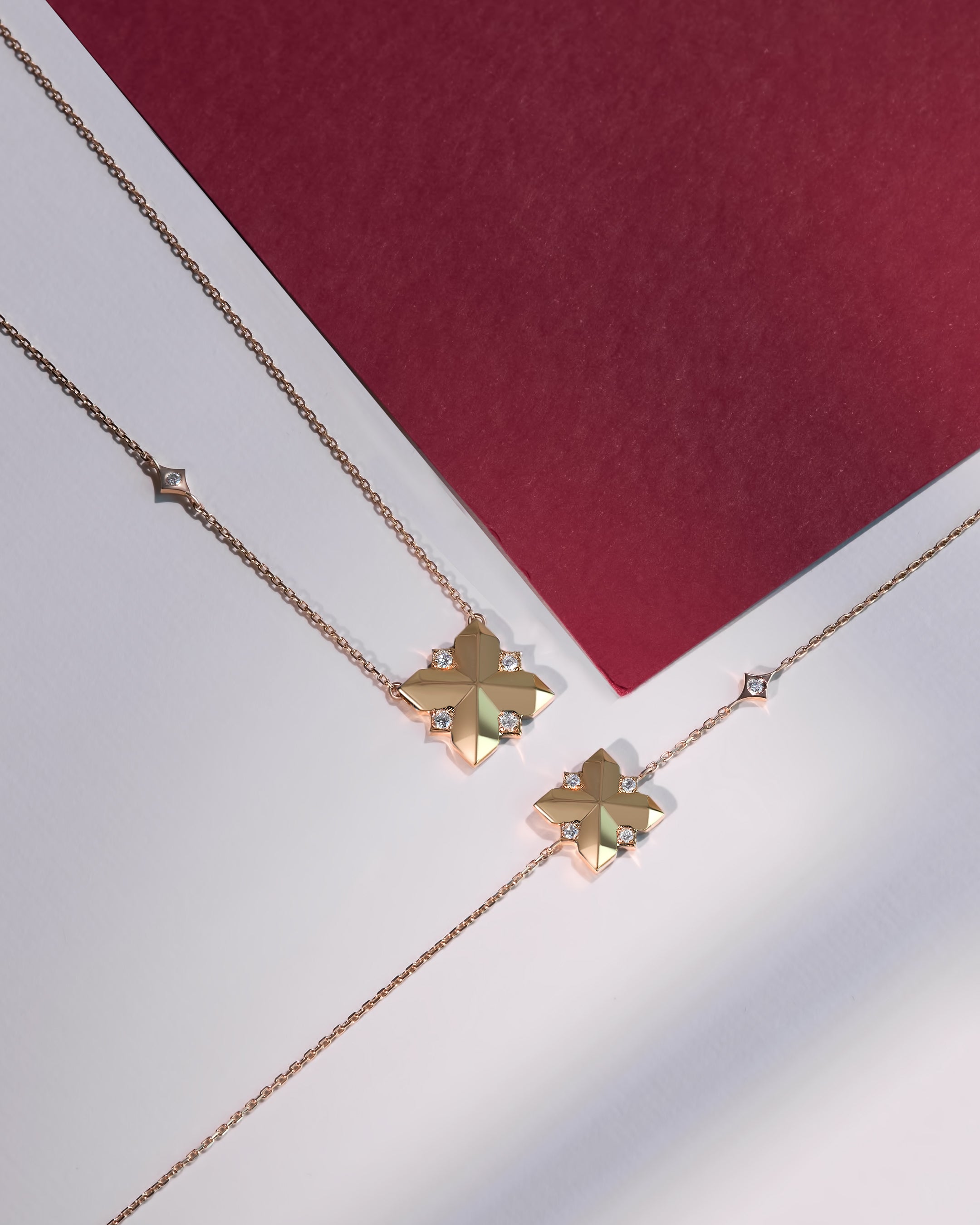 Golden Rose Necklace