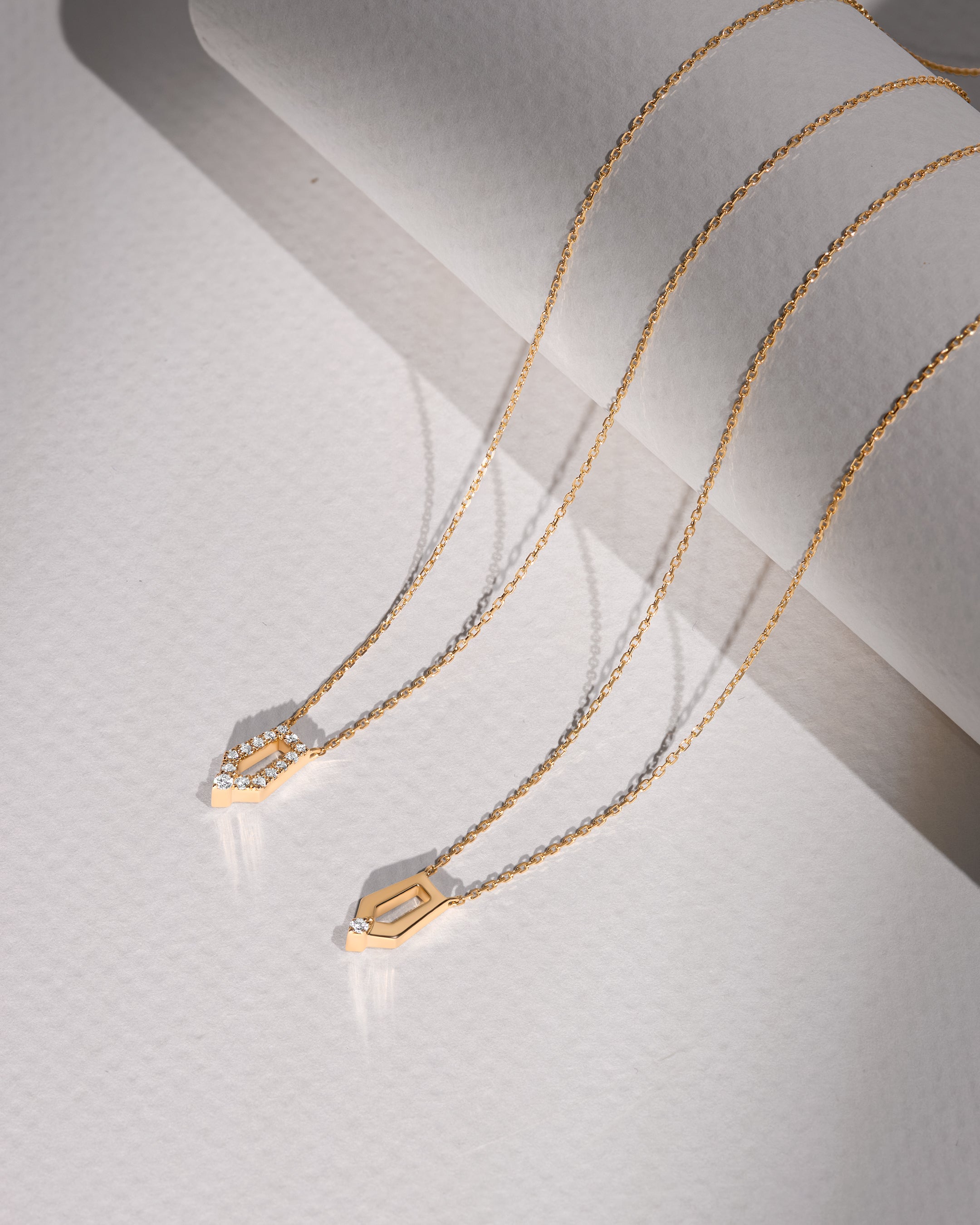 Wasl Necklace Full Diamond _mini