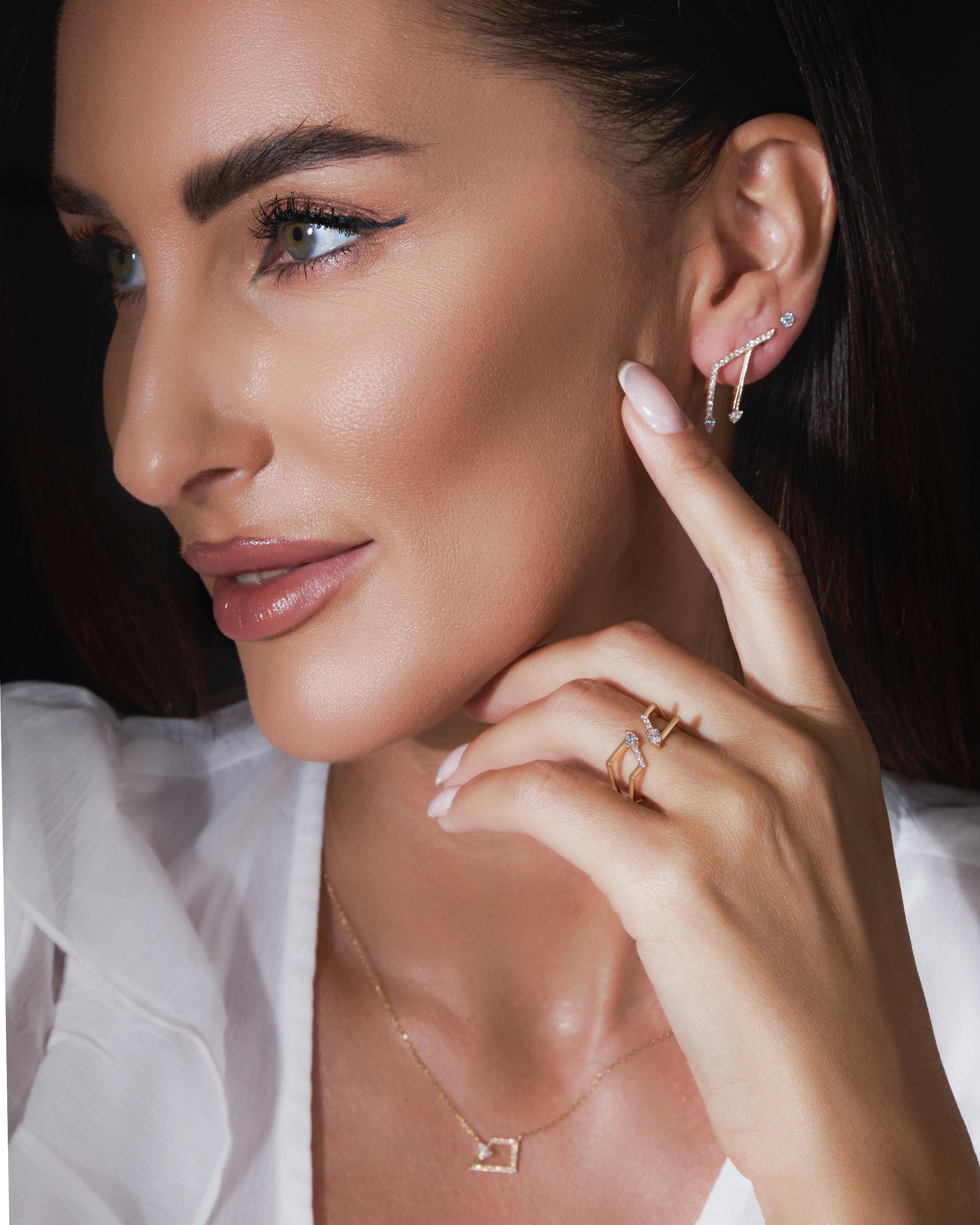 Lines of Light Earrings