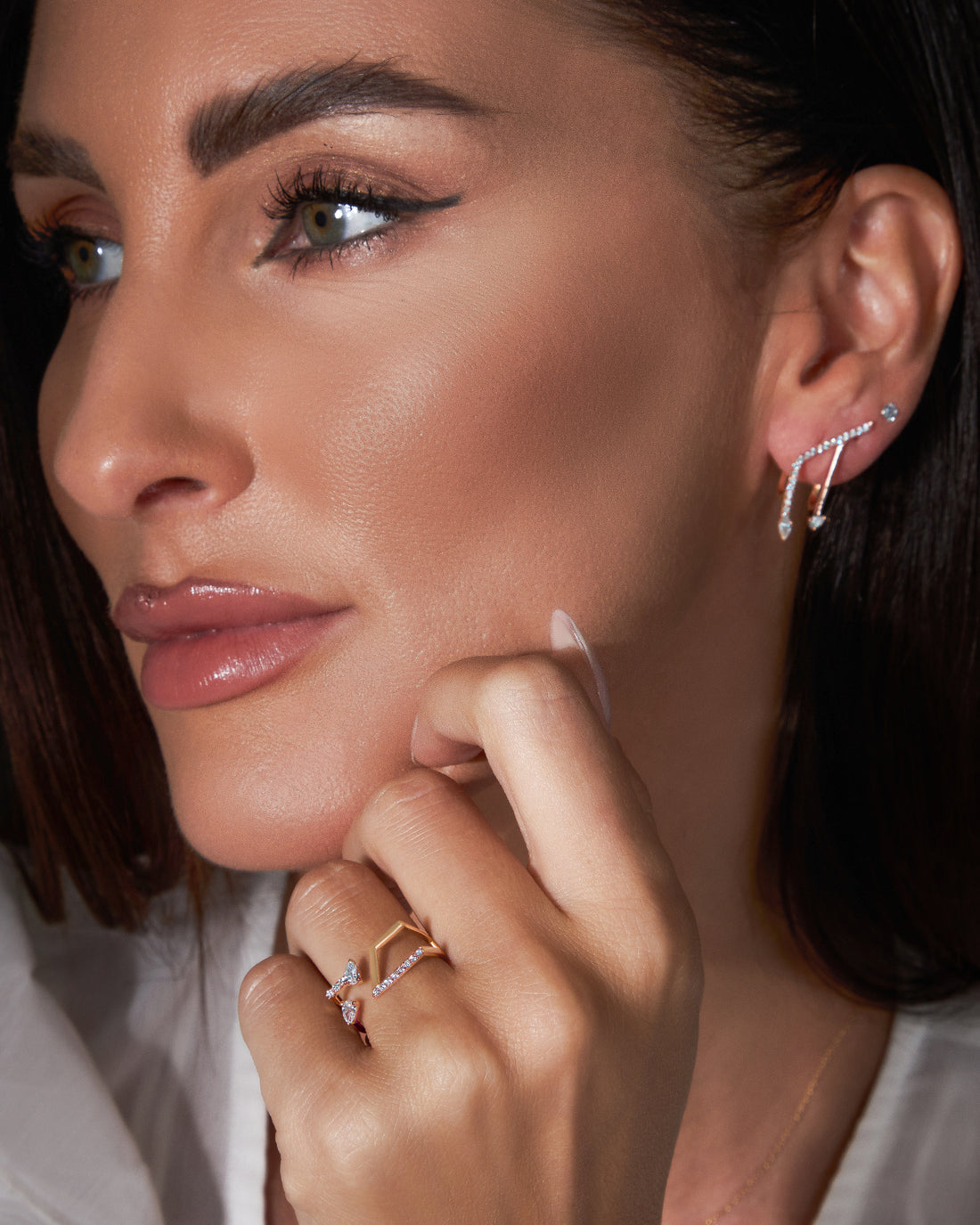 Lines of Light Earrings