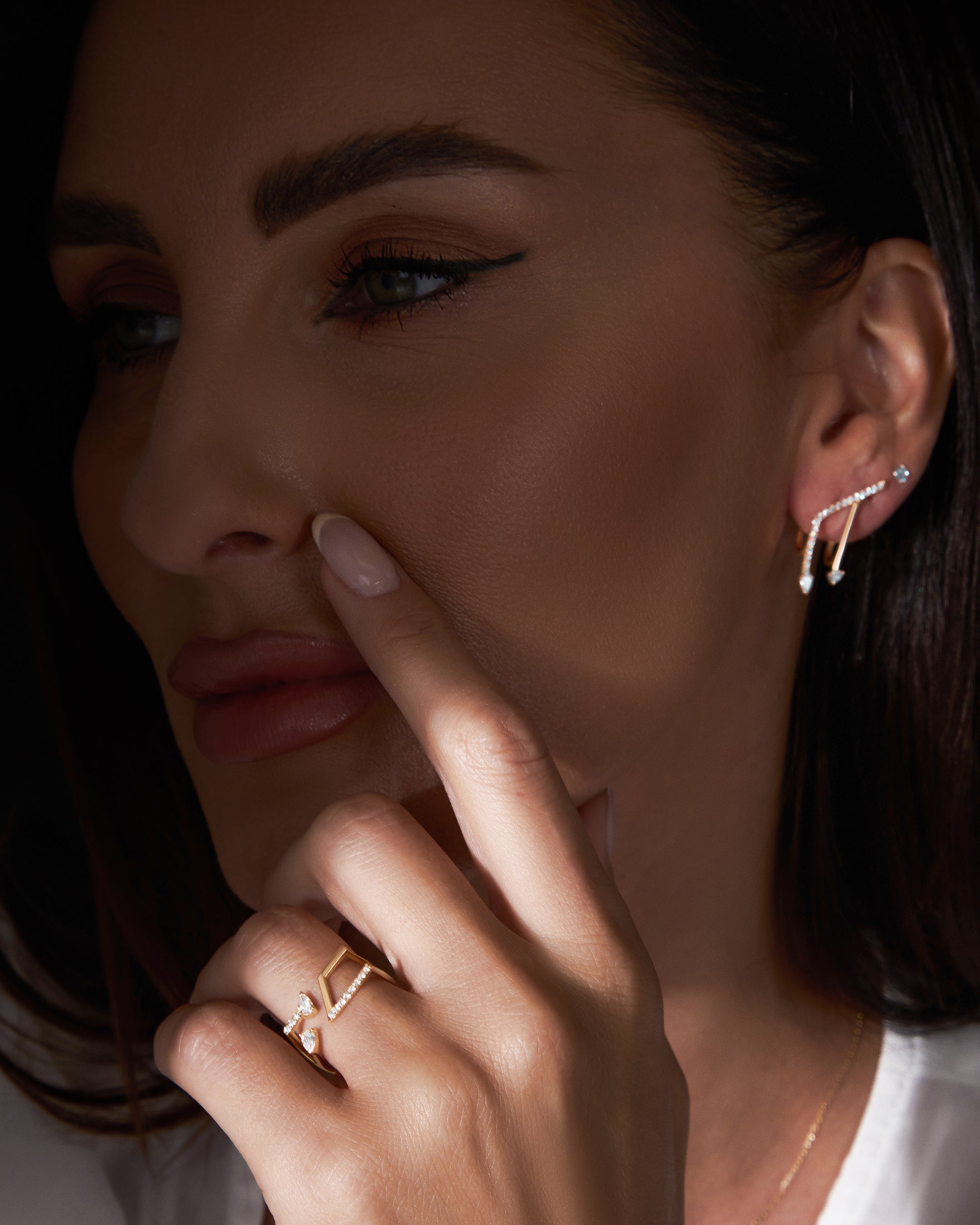 Lines of Light Earrings