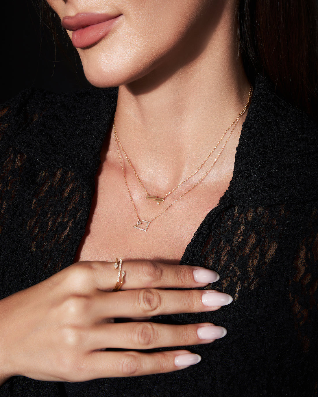 Lines of Light Necklace