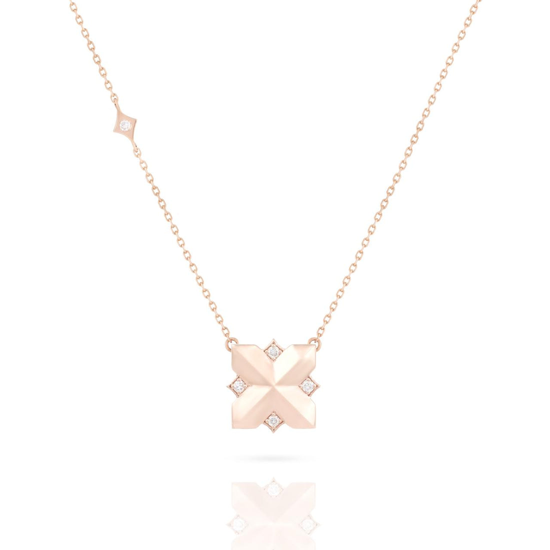 Golden Rose Necklace