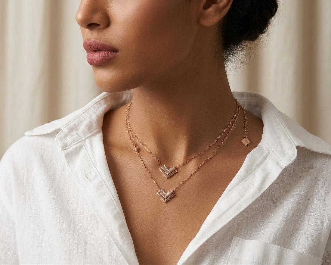 Heart Lines Necklace