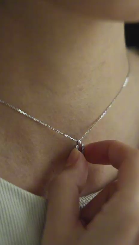 Wasl Necklace Full Diamond