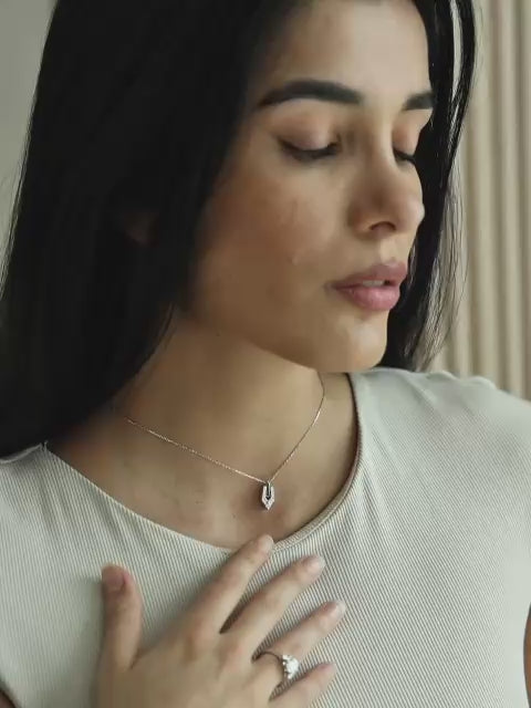 Wasl Necklace Full Diamond