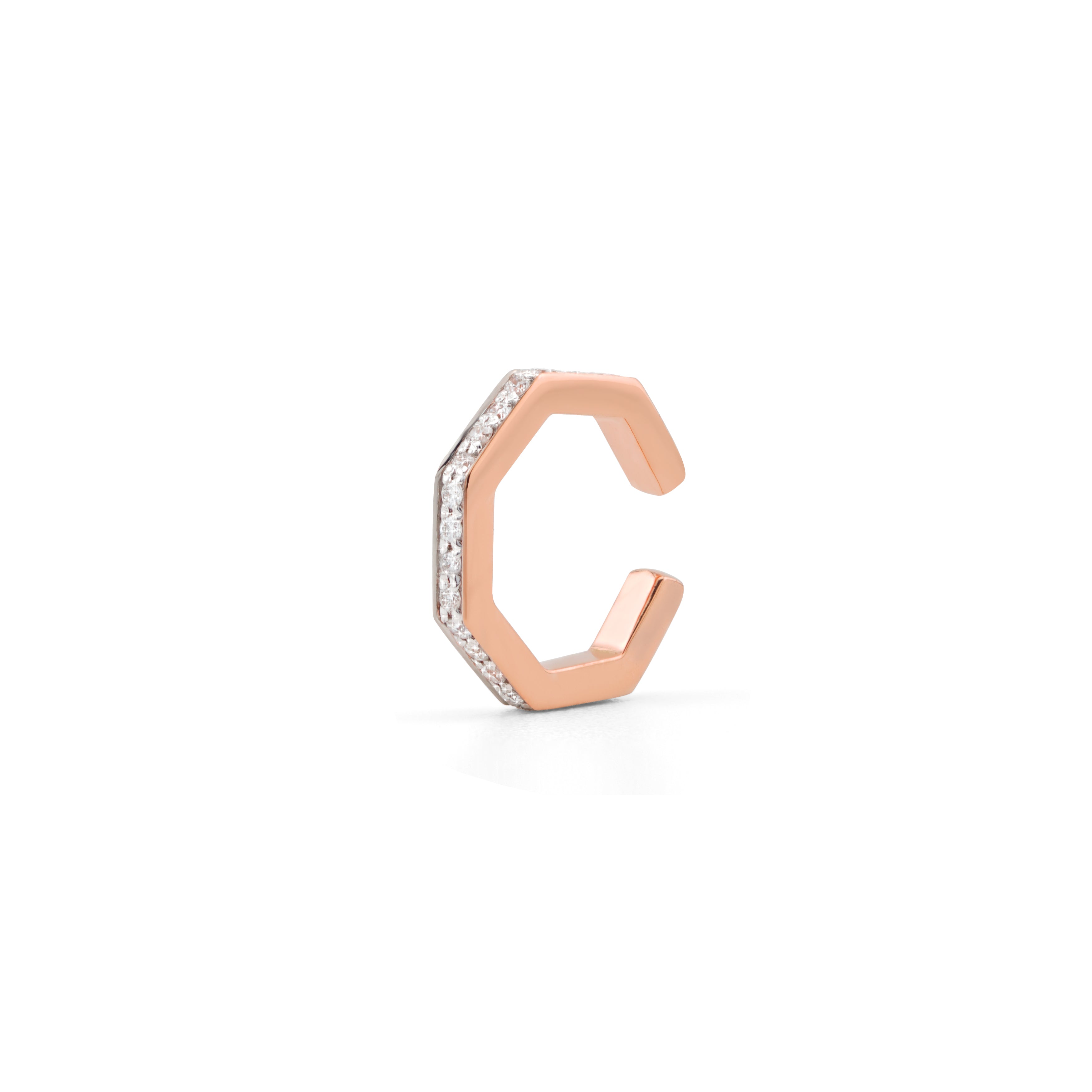 Enamel Cuff Earring - Diamond