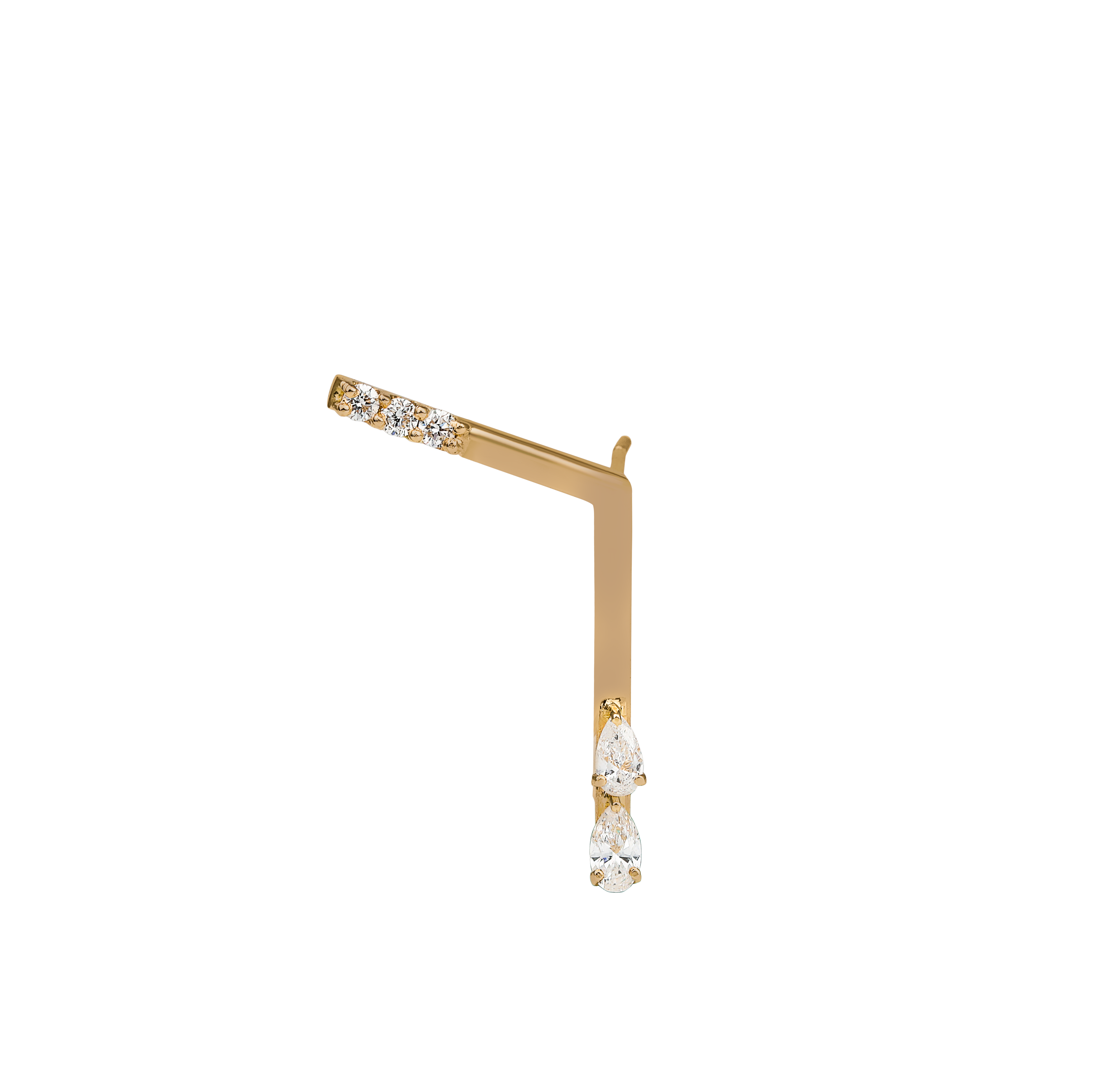 AROMA  pair of Earrings with diamonds