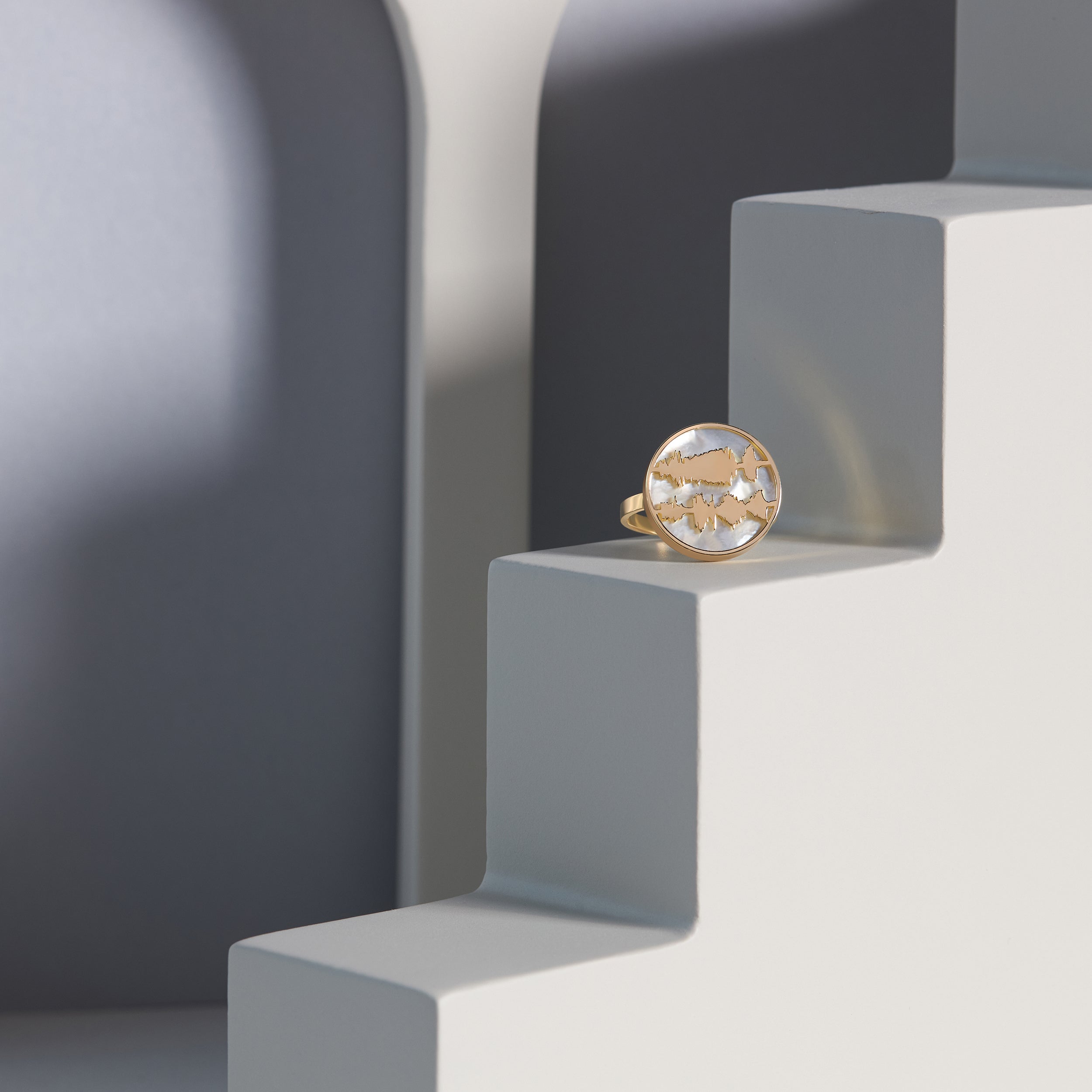 Ayat Ring, With Stones (رب اشرح لي صدري و يسر لي أمري)