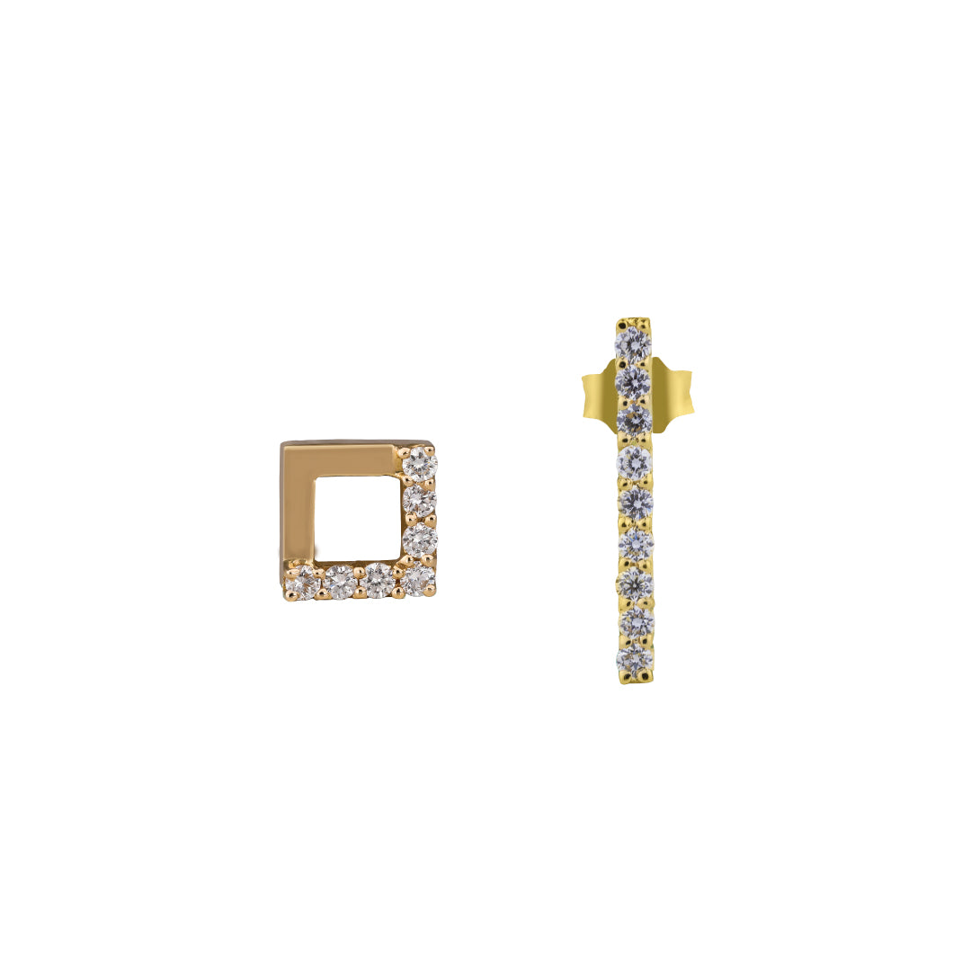 LOLYA  pair of Earrings with diamonds