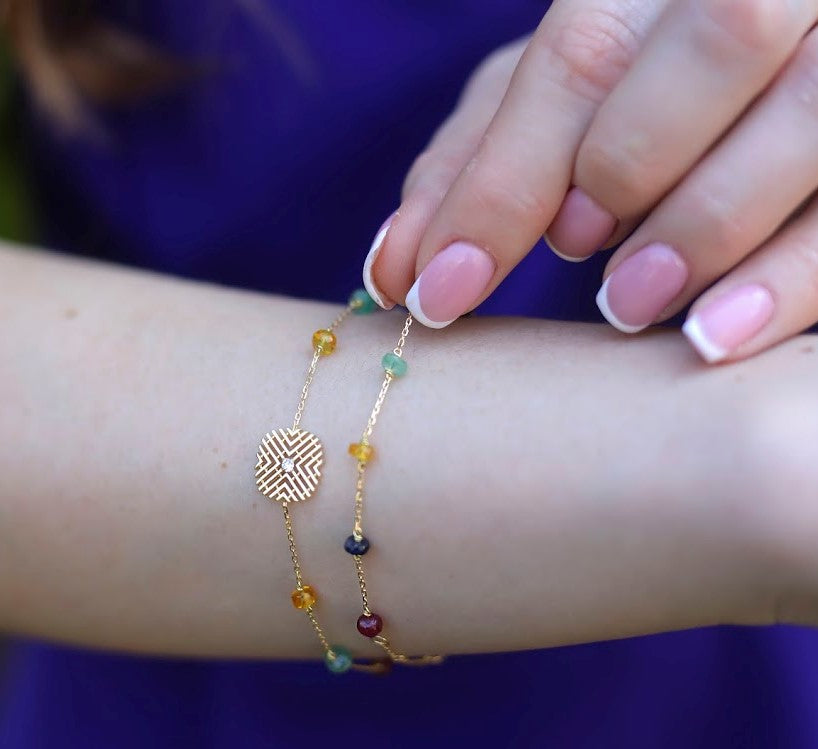 Passion Bracelets Set _ Gems Stone