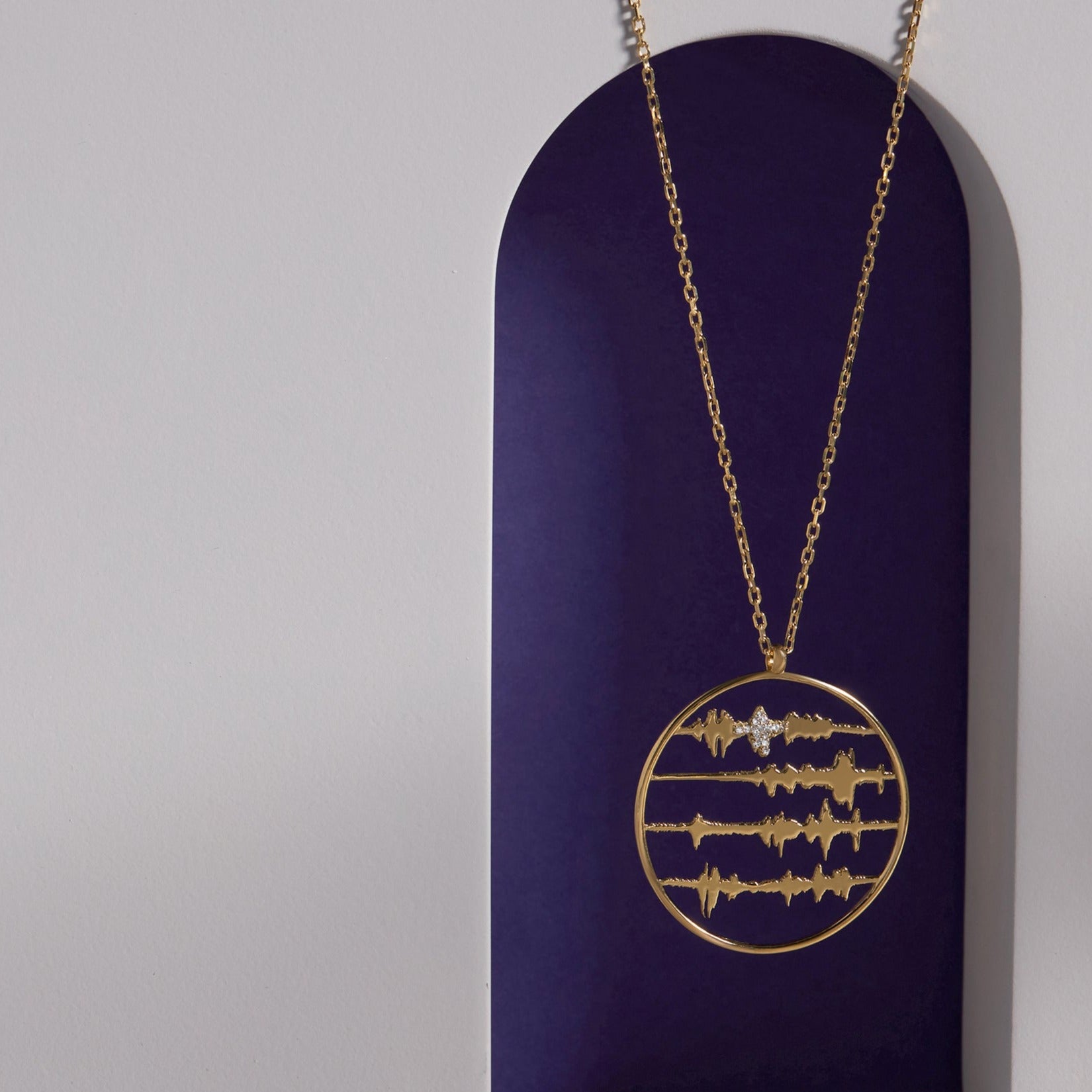 Ayat Necklace with Diamond - (سورة الإخلاص)