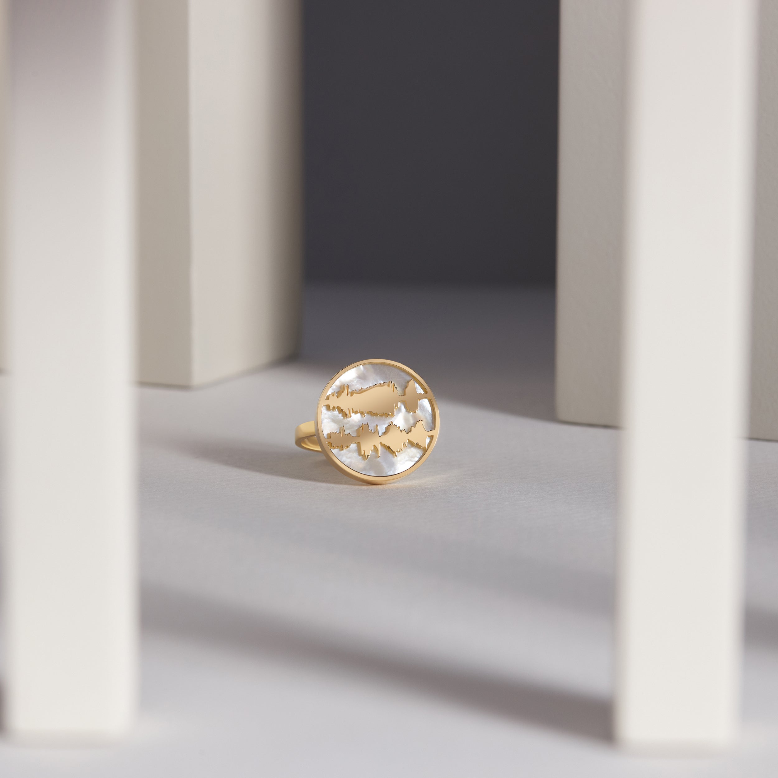 Ayat Ring, With Stones (رب اشرح لي صدري و يسر لي أمري)