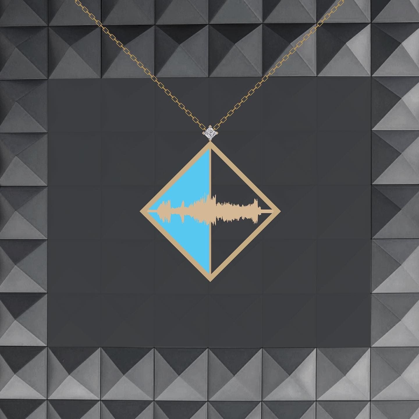 Ayat - La Ilaha Illa Allah Necklace with Diamond - لا إله إلا الله