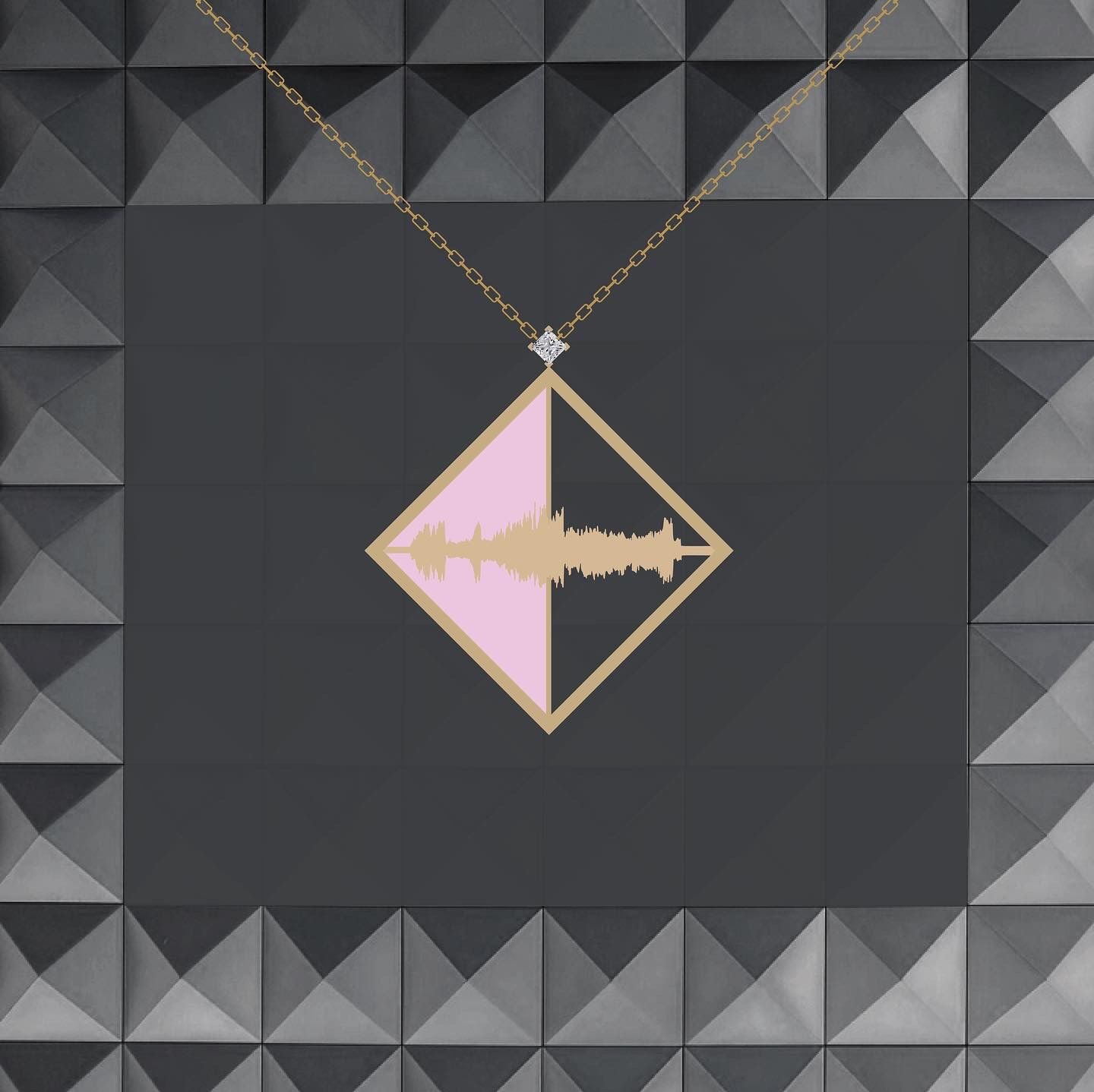 Ayat - La Ilaha Illa Allah Necklace with Diamond - لا إله إلا الله