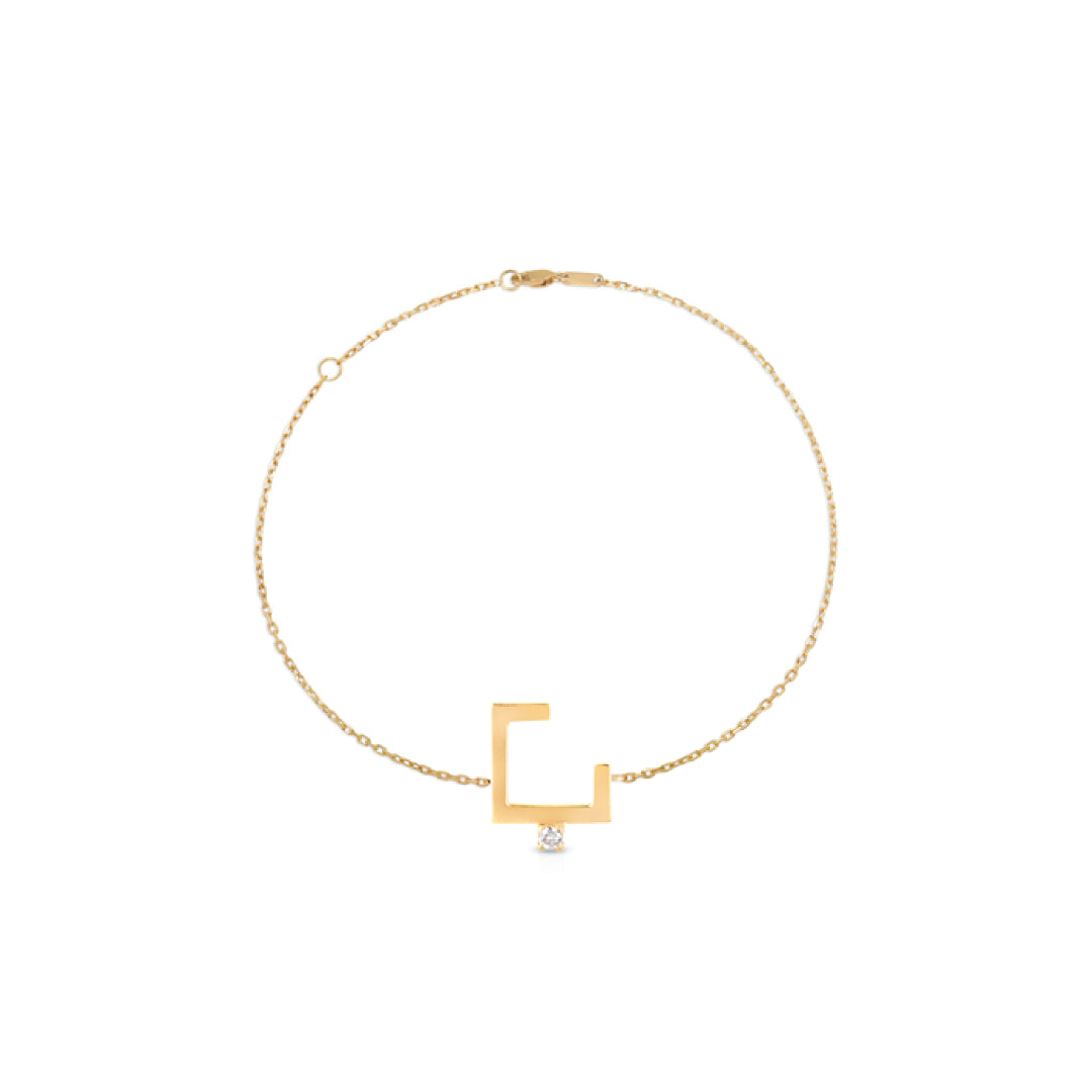 Arabic Alphabet Letter Bracelet (BAA)