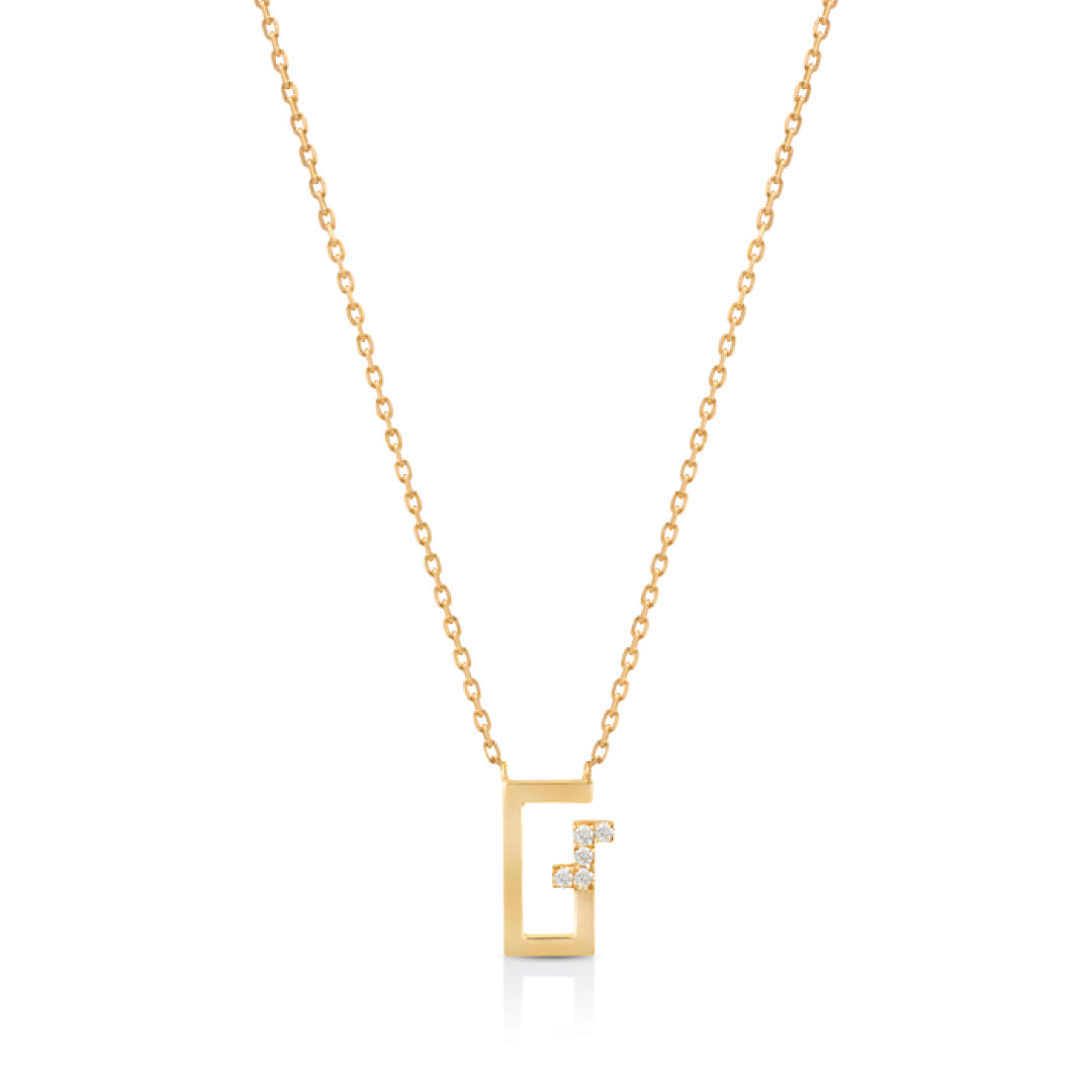 Arabic Alphabet Letter Necklace (ALF)