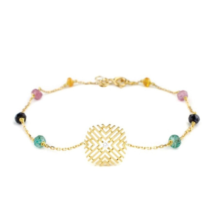 Passion Bracelet with Diamond & Gems stones