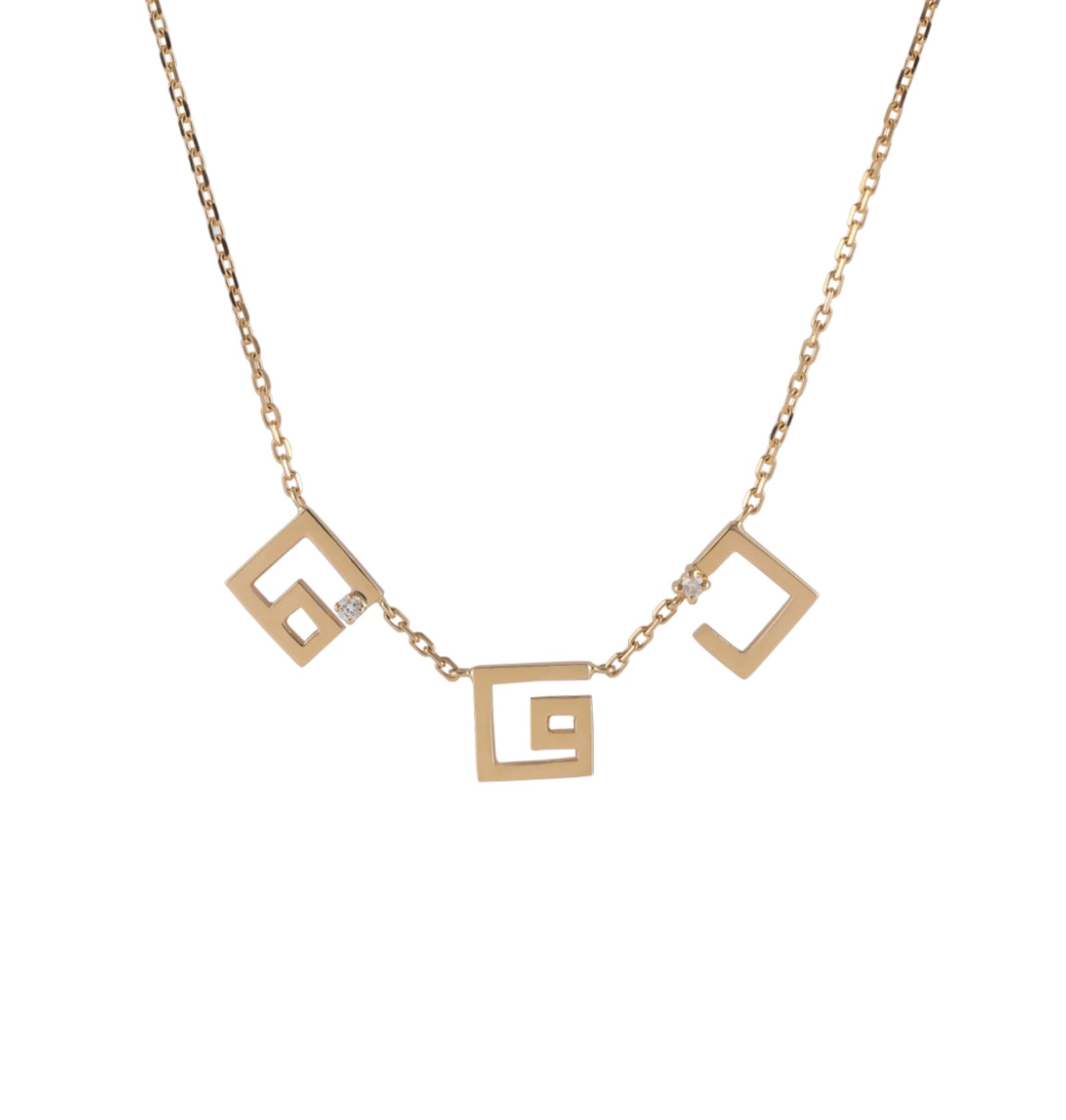 Arabic Alphabet Name Necklace (3 letters) .