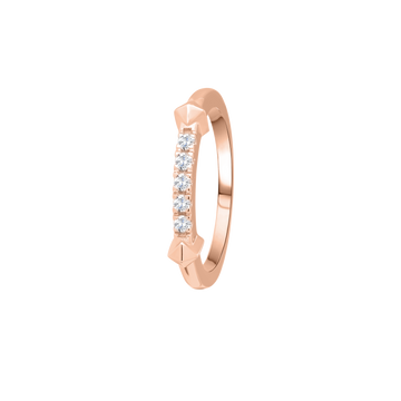 Tennis Ring Gold with Diamonds