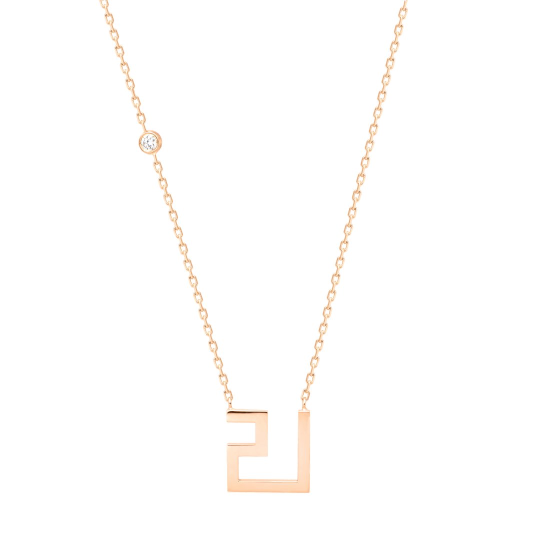 Arabic Alphabet Letter Necklace (HAA)
