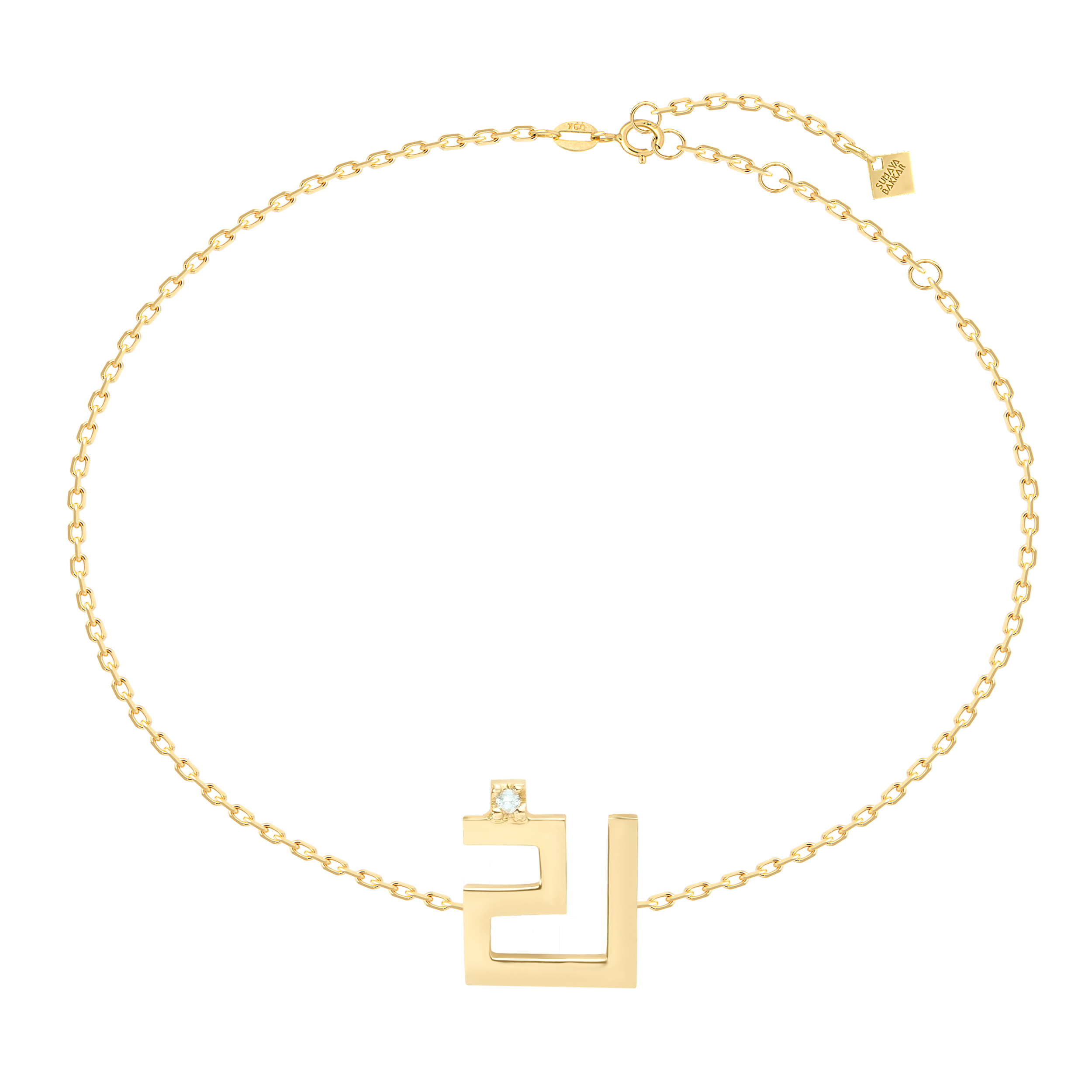 Arabic Alphabet Letter Bracelet ( KHAA)