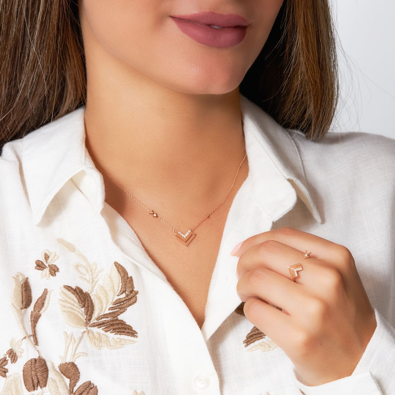 Heart Lines Necklace