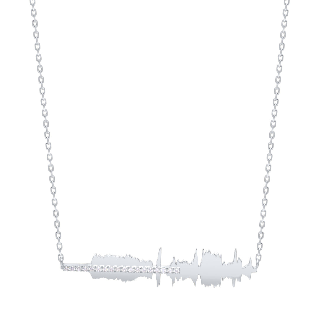 Ayat Necklace with Diamond - (إهدنا الصراط المستقيم)