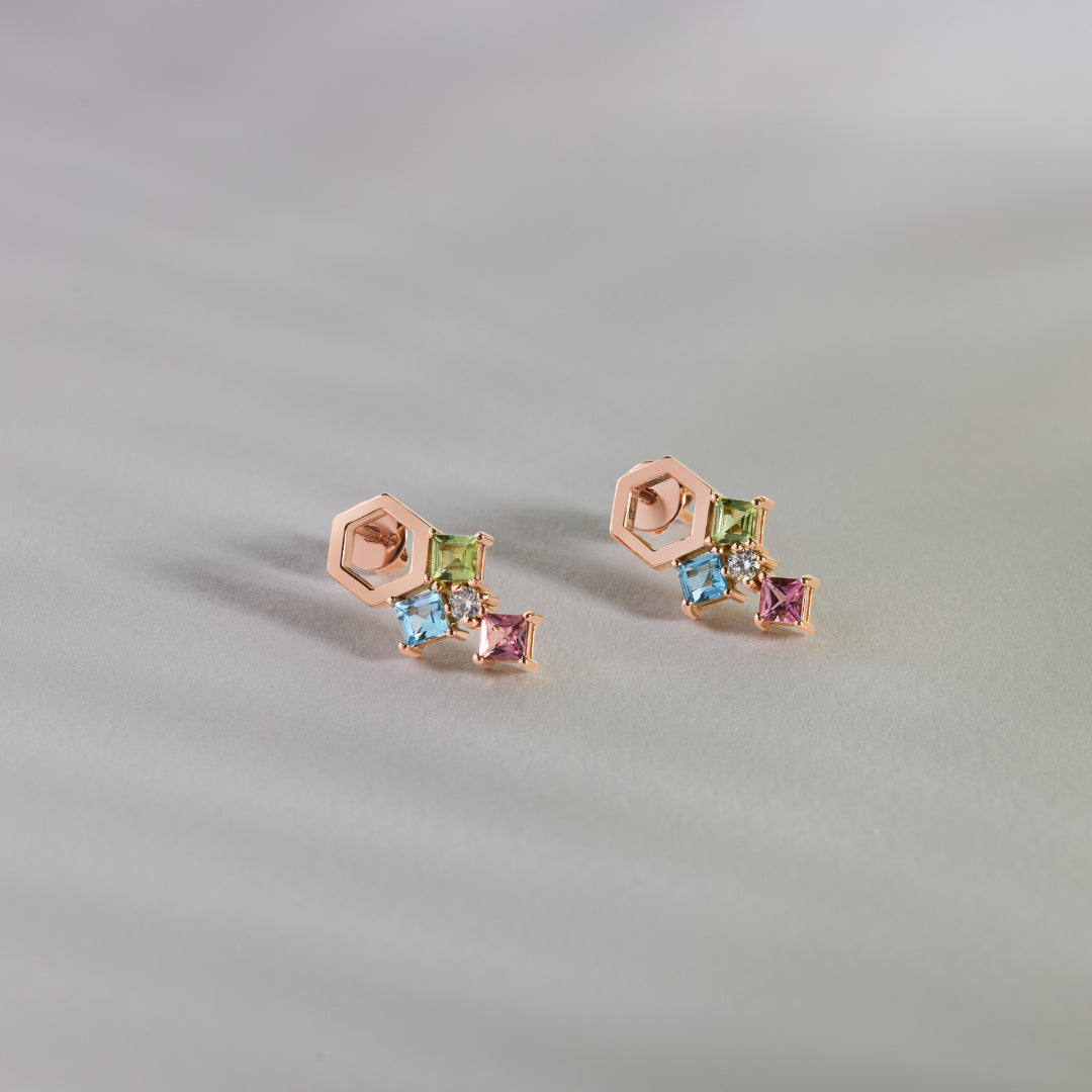 Beehive Shape Earring